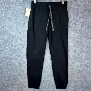 Calvin Klein‎ Reconsidered Comfort Sleepwear Jogger Pants Womens XS Black Knit